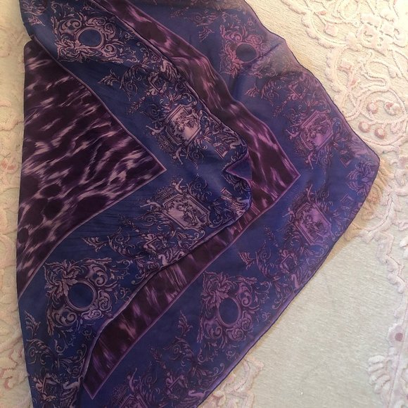 Authentic Versace Silk Scarf - Picture 2 of 7